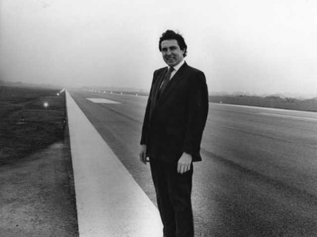 Denis Brosnan, Chairman of Kerry Airport and initiator of major developments and expansions.