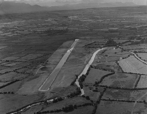View of the runway in the early 70s.